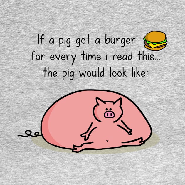 Burger pig by hungryfatcat